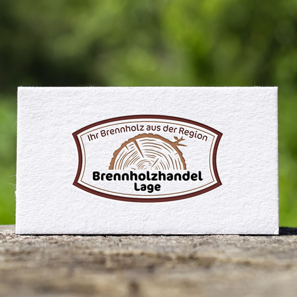 logo design brennholzhandel-lippe