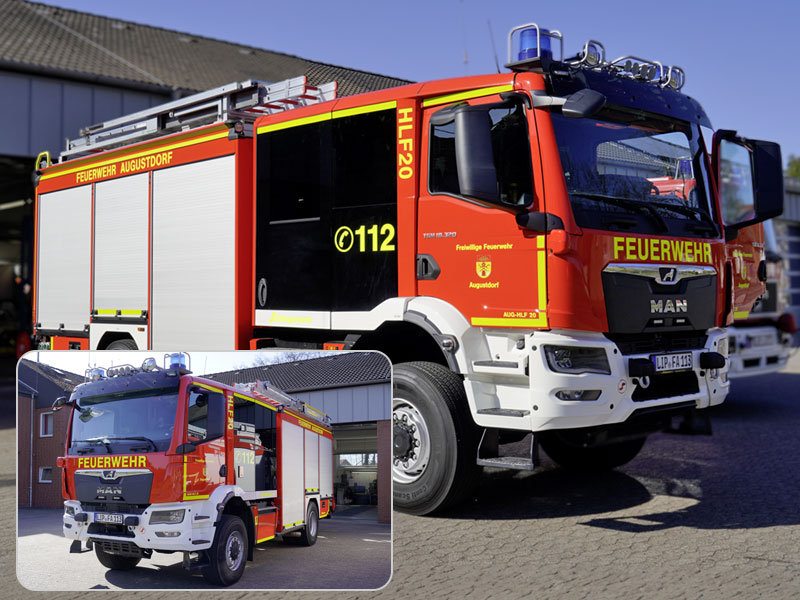 Beschriftung HLF20-Feuerwehr Augustdorf Beschriftung HLF20-Feuerwehr Augustdorf