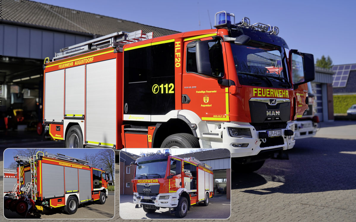 Projekt Fahrzeugbeschriftung Feuerwehr Augustdorf
